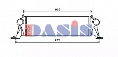 AKS DASIS 407012n -  Интеркулер